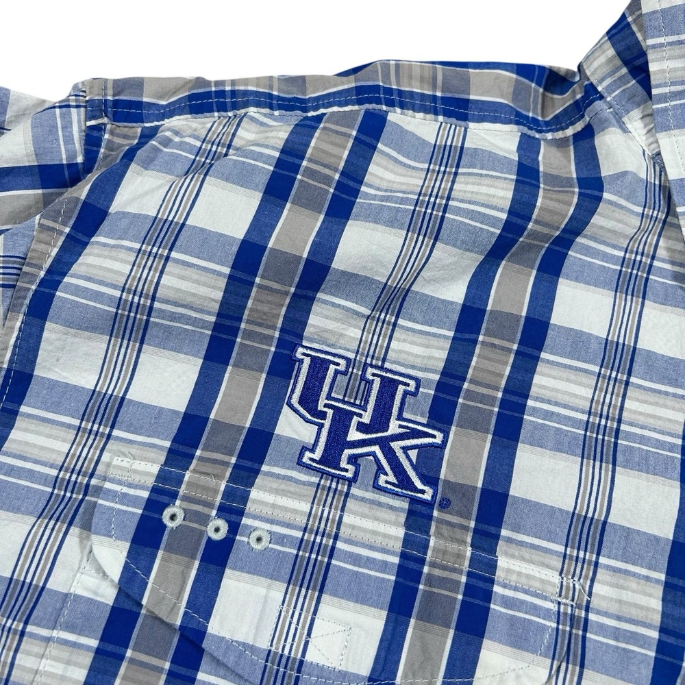 Columbia PFG Men's Super Bonehead Shirt Kentucky Wildcats XXL Omni-Shade - Picture 3 of 13